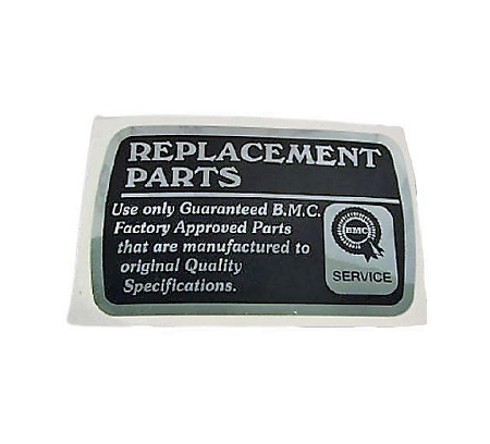 BMC Replacement Parts Sticker – BMI