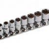 Alldrive Socket Set - 1/4''D 13pc