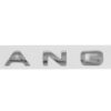 NAMEPLATE, FRONT - 'RANGE' TITAN SILVER - RANGE ROVER SPORT 2010+