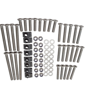STAINLESS STEEL COMPLETE DOOR BOLT KIT