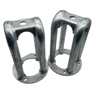 FRONT TUBULAR SHOCK TURRETS, STANDARD HEIGHT (GALVANISED)