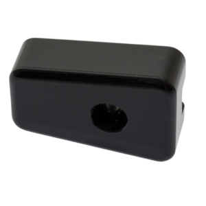 ALUMINIUM HEATER CONTROL KNOB (BLACK) - DEFENDER to '06